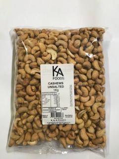 CASHEWS UNSALTED 1KG CHEFMASTER