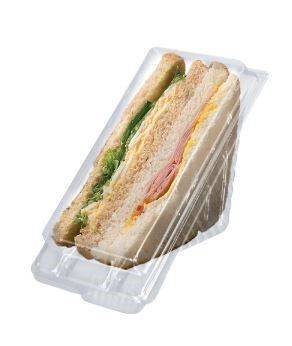 SANDWICH WEDGES LRG CLR (500) (5 SLV)*