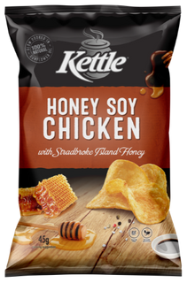 CHIPS KETTLE HONEY SOY CHICKEN 45GM (18)