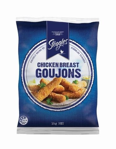 CHICKEN BREAST GOUJONS 1KG (6) BAIADA