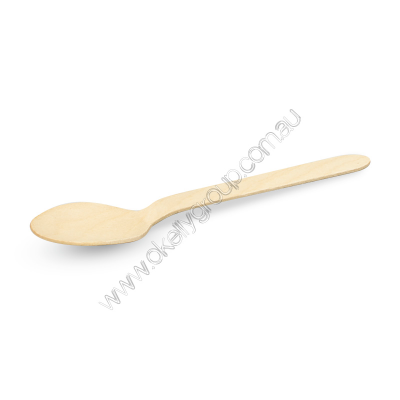 DISP SPOON WOODEN 100 (10)*