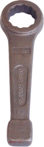 17mm Single Ring End Slogging Spanner - Drop Forged Chrome
