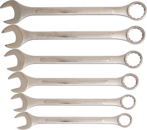 6 Piece Combination Spanner Set -22mm - 32mm