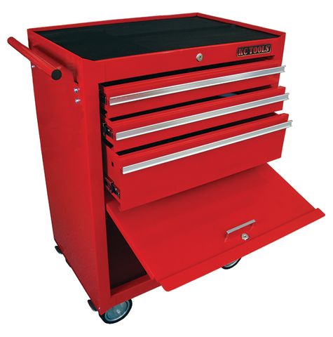 Professional 3 Drawer Roll Cabinet (Red) 680 x 458 x 995