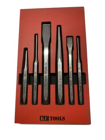 160 X 270 X 22mm Foam Insert & 6 Piece Punch and Chisel Set