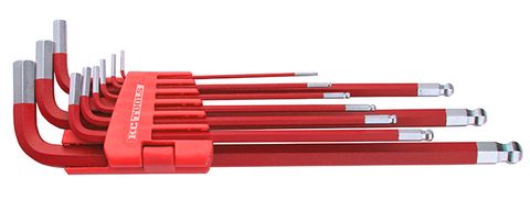 9 Piece Extra Long AF Ball Point Hex Key Set