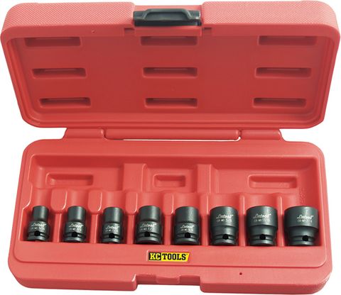 8 Piece AF x 3/8-Inch Drive Standard Impact Socket Set