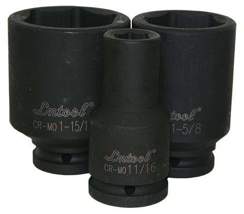 1-1/2-Inch Drive Deep Impact Sockets - Metric and Imperial