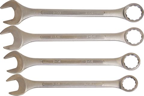 4 Piece Combination Spanner Set -2-1/8" - 2-1/2"