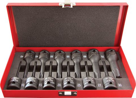 12 Piece x 1/2-Inch Drive Star Impact Socket Set