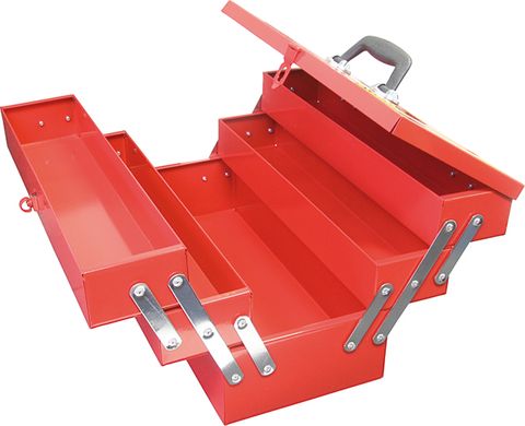 Professional Cantilever Tool Box (Red) - 466 x 210 x 232