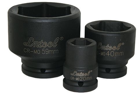 1-1/2-Inch Drive Standard Impact Sockets - Metric