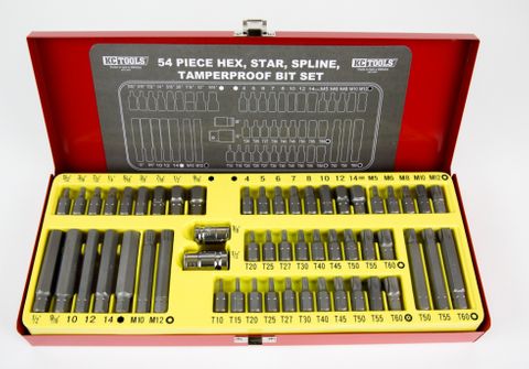 54 Piece Bit Set - Hex & Star