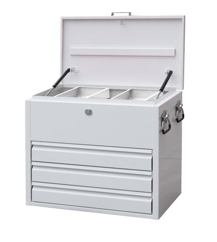 Premium 3 Drawer Ute Tool Box (White) - 735 x 465 x 585