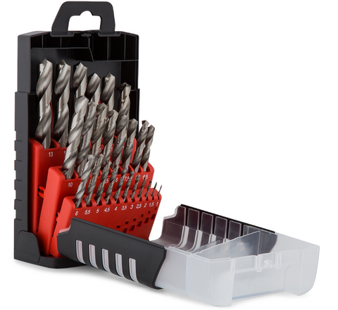 25 Piece Drill Bit Set 1mm-13mm