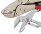 2 Piece Plier Set - 250mm Groove Joint Multigrips & 250mm Curved Locking Jaw