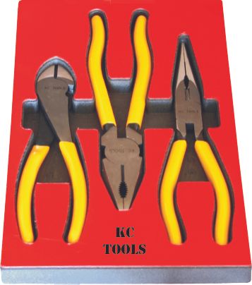 160 x 270 x 22mm Foam Insert & 3 Pliers