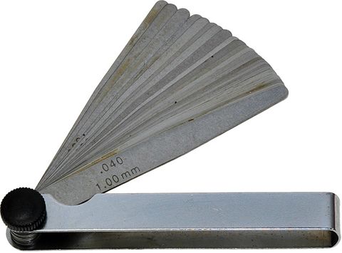 32 Blade Feeler Gauge Slim Tapered - 100mm Long