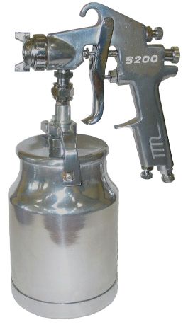 Spray Gun 2.0mm Fluid Nozzles (S200 On Handle & Spare 1.5mm Nozzle)