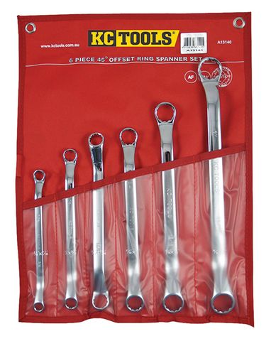 6 Piece Ring-Ring Spanner Set - AF 3/8" - 1"