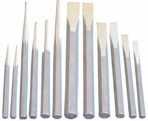 12 Piece Punch & Chisel Set