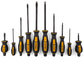 10 Piece Screwdriver Set with Hex Bolsters