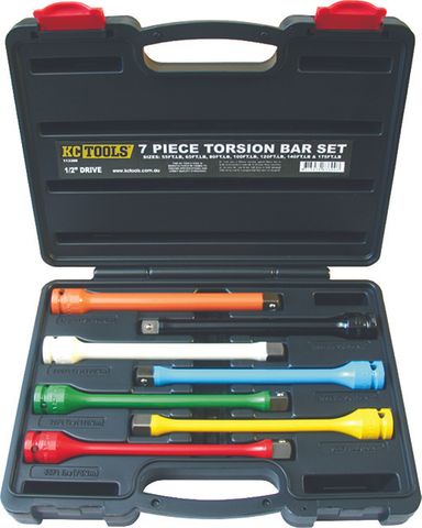 1/2-Inch Drive - 7 Piece Torsion Impact Extension Bar Set