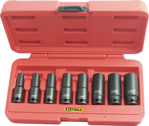 10 Piece AS x 3/8-Inch Drive Deep Impact Socket Set