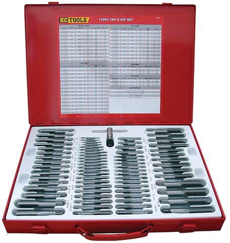 110 Piece Tap & Die Set