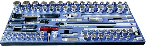 624 x 270 x 22mm Foam Insert & 80 Piece Socket Set