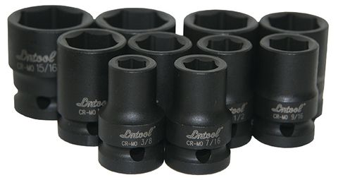 1/2-Inch Drive Standard Impact Sockets - Metric