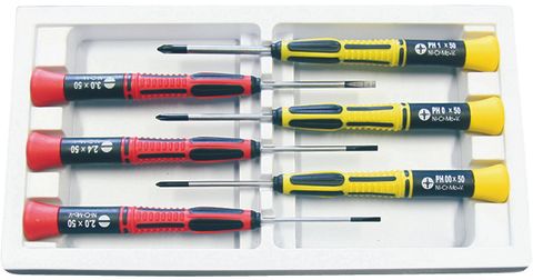 6 Piece Precision Screwdriver Set