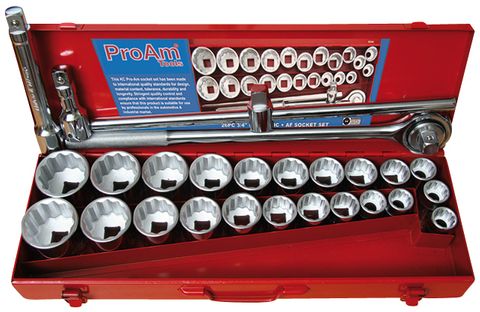 26 Piece 3/4" Drive Socket Set ProAm - AF & Metric