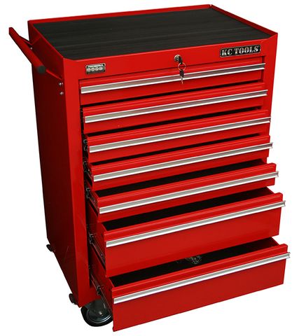 Professional 7 Drawer Roll Cabinet (Red) 680 x 458 x 995
