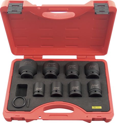 8 Piece Metric x 3/4-Inch Drive Standard Impact Socket Set