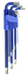 9 Piece Extra Long Metric Ball Point Hex Key Set