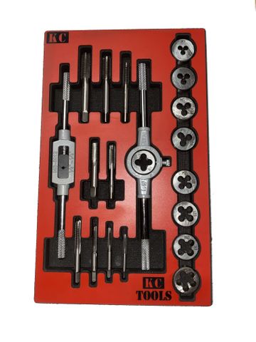 160 X 270 X 22mm Foam Insert & 20 Piece Metric Tap & Die Set