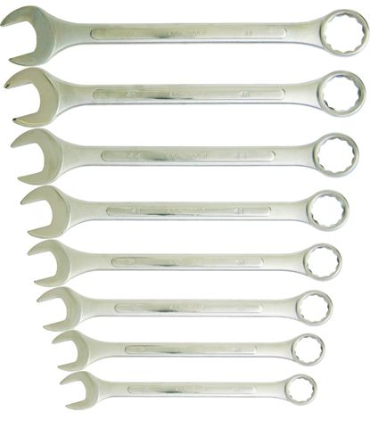 8 Piece Combination Spanner Set -1" - 1-1/2"