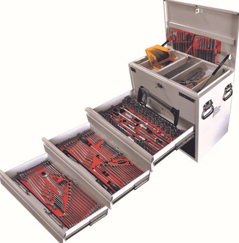 262 Piece AF & Metric Tool Kit - 3 Drawer Ute Box