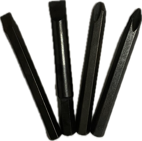 4 Piece Impact Bit Set - 80mm Long