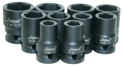 3/8-Inch Drive Standard Impact Sockets - Metric