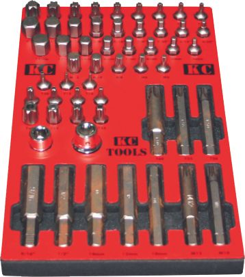 160 x 270 x 22mm Foam Insert & 54 Piece Bit Set