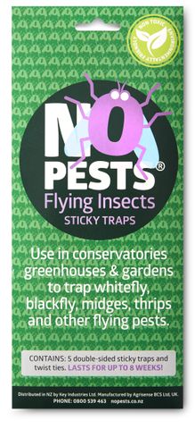 NoPests® Flying Insects Sticky Traps (5pk)