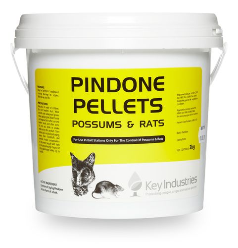 Pindone Pellets Possums & Rats 2kg