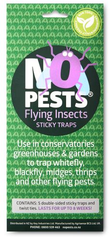 NoPests&reg; Flying Insects Sticky Traps (5pk)