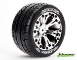 St-rocket Tyre On Chrome Rim 0 Offset
