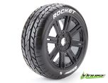 B-rocket Black Spoke 1/8 Tyre & Rim