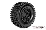 R1002-b Tracker 1/10 Sc Tyre/blk 12 Hex