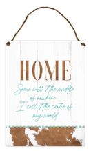 Hanging Tin Sign 30x40 Country HOME