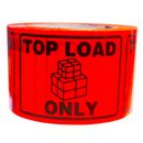 LABEL TAPE "TOPLOAD ONLY" 75mm X 500 LABELS 1/ROLL